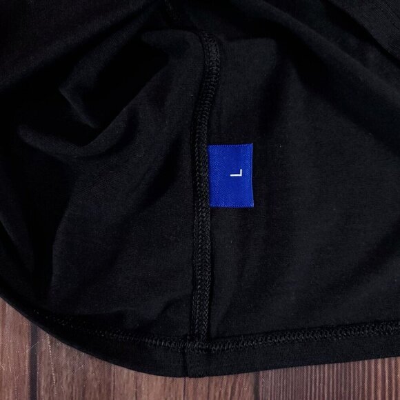 Kit and Ace Womens Size Large Black Long Sleeve Crewneck T-Shirt Tee Top - Picture 8 of 12